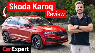 2021 Skoda Karoq review Its like a VW TRoc but better [upl. by Ativla]