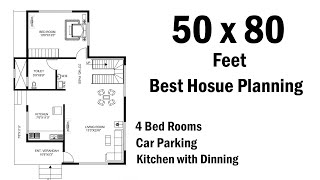 50 x 80 House plan with full Detail [upl. by Amersham]