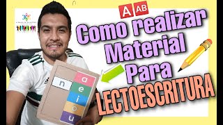 Material para LECTOESCRITURA Como enseñar a LEER y ESCRIBIR a un NIÑO  método para Leer y Escribir [upl. by Leschen629]