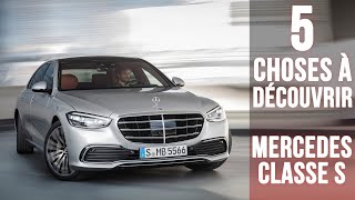 Mercedes Classe S 5 choses à savoir sur le vaisseau amiral allemand [upl. by Nylleoj]