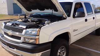 2003 Chevy Silverado 2500HD Duramax Diesel 6speed manual [upl. by Nilyram]