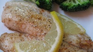 Sauteed fish filets tilapia [upl. by Atneuqal723]