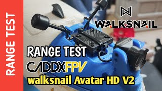 Range test Walksnail Avatar HD V2 VTX [upl. by O'Neill]