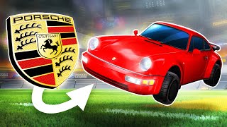 NEW PORSCHE FREESTYLING IN ROCKET LEAGUE [upl. by Flowers929]