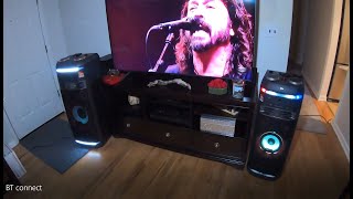 How to connect a Bluetooth speaker to a Samsung 4K smart TV and how to pair two LG XBOOM speakers [upl. by Bohon]