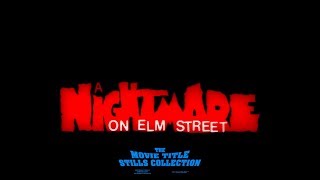 A Nightmare on Elm Street 1984 title sequence [upl. by Aliban]