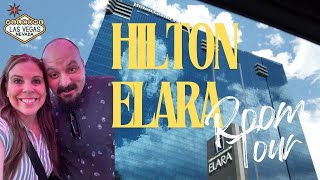 Vegas Hilton Grand Vacations Elara Studio Plus Room Tour [upl. by Sacrod]