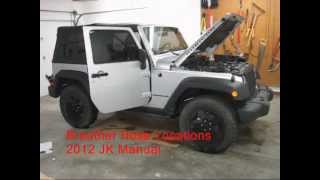 Breather Hose Locations 2012 Manual JK Wrangler [upl. by Goltz922]