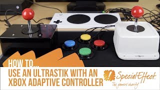 How to use an UltraStik with an Xbox Adaptive Controller  GameAccess [upl. by Lanam260]