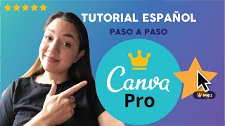 Tutorial de Canva Pro en Español Aprende a usar todas las herramientas exclusivas que hay en él [upl. by Demmahom]