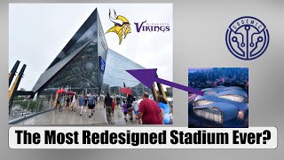 Designed To Beat A Blizzard  US Bank Stadium  Home of the Minnesota Vikings [upl. by Fougere]