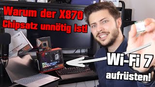 Warum der X870 Chipsatz unnötig ist 😠 AMD Laptop amp Mainboard mit WiFi 7 aufrüsten MediaTek MT7925 [upl. by Klute]