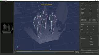 Azure Kinect Body Tracking SDK early test [upl. by Aldercy]