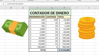 💰 Como hacer un Contador de Dinero Para tu Emprendimiento en EXCEL [upl. by Merla]