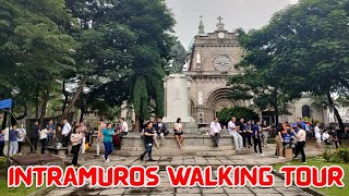 INTRAMUROS MANILA  Walking Tour [upl. by Torry]