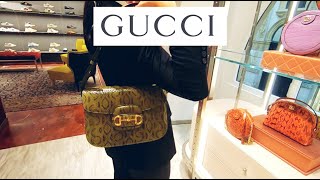 Посетила бутик Gucci в Милане сумки из питона и крокодила обувь аксессуары [upl. by Alakcim685]