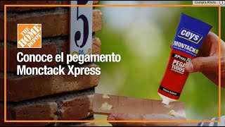 Conoce el pegamento Monctack Xpress  Pintura  The Home Depot Mx [upl. by Clayborn909]