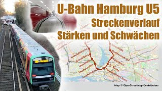 UBahn Hamburg Planung für die Linie U5 – Stärken und Schwächen der vorgesehenen Linienführung [upl. by Arenahs]