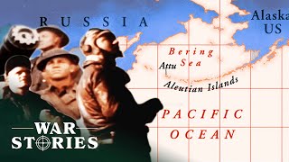 Americas Alaskan Defence In WWII The Aleutians In Color  Battlezone  War Stories [upl. by Ranit]