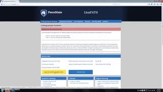 Enrolling in Classes Using LionPATH [upl. by Nitsyrk]