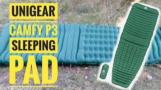 Unigear Camfy P3 sleeping pad  honest testing [upl. by Amehsat]