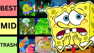 Ranking the 15 SCARIEST SpongeBob Episodes [upl. by Anuat284]