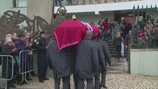 Eusebio funeral takes place in Lisbon [upl. by Einej]