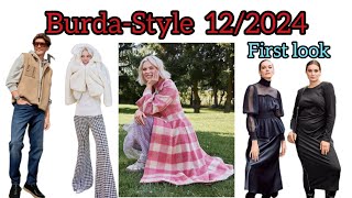 Burda style 122024 first look 👀 [upl. by Namas]