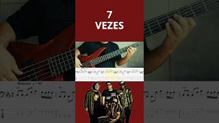 01 7 vezes  O Rappa Contrabaixo Cover  Tablatura  Partitura  Cifra Tab 7x ORappa baixo [upl. by Valora]