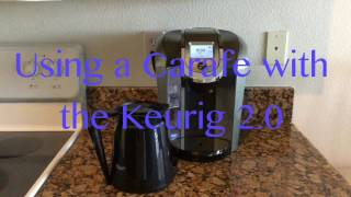 Using a Carafe with the Keurig 20 [upl. by Mair]