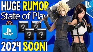 NEW PlayStation STATE OF PLAY 2024 Big RUMOR [upl. by Tibold]