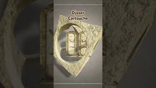 Ancient Egypt 3D  Cartouche Djoser ancientegypt hieroglyphics pharaoh [upl. by Annayk707]