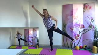 Fitness oefeningen voor beginner 🏃‍♀️ senioren thuis  Full body workout met Vera De [upl. by Ahsikal]