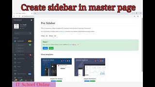 Create sidebar in master page aspnet [upl. by Orpah211]