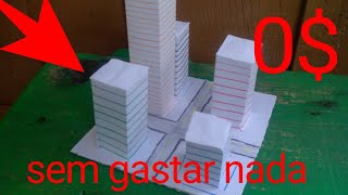 Como fazer a maquete escolar mais simples e barata do mundo [upl. by Oballa]