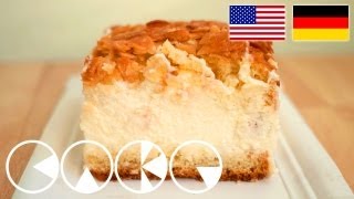 BIENENSTICH Rezept  BEE STING CAKE Recipe [upl. by Oemac]