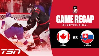 Canada vs Slovakia  2023 World Juniors Highlights [upl. by Carlson242]