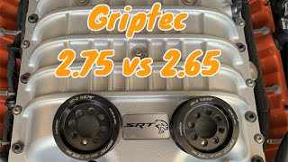 14 mile testing between Griptec 265 and Griptec 275 on a Charger Hellcat [upl. by Niatirb]