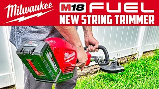 Milwaukee M18 18v Battery Fuel String Trimmer  Best Review 2021 [upl. by Nuajed620]