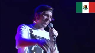 EL RUBIUS EN MÉXICO CANTA MINERO CON MANGEL  Club Media Fest 2017  México [upl. by Ahsiekan]