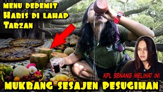 MUKBANG SESAJEN PASUGIHAN DI TENGAH HUTAN ANGKER [upl. by Moise668]