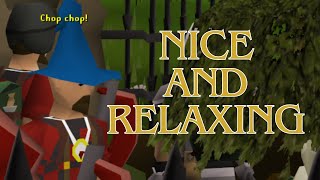 Serene Chopping A Relaxing Woodcutting Experience in OSRS [upl. by Duffie]