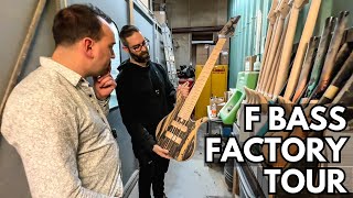 F Bass Factory Tour amp Behind the Scenes [upl. by Ymerrej]