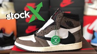 10 KEYS TO AUTHENTICATE  TRAVIS SCOTT JORDAN 1  STOCKX PICK UP [upl. by Millar89]