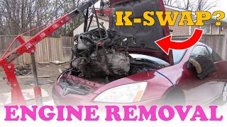 How to Remove an Engine  Honda Kseries [upl. by Yelime]