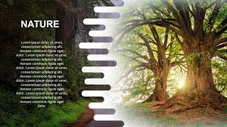 PowerPoint Nature title slide design 2021  Stunning title slide design in PowerPoint [upl. by Ybrad]