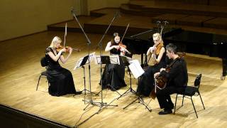 Prezioso Quartet quotLivequot  PVasks String Quartet No4 I [upl. by Ganny]