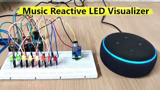 Arduino Music Reactive LED  Sound activated music visualizer [upl. by Lisette]