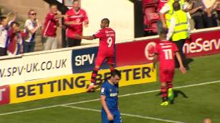 HIGHLIGHTS  Walsall 31 AFC Wimbledon [upl. by Orelee]