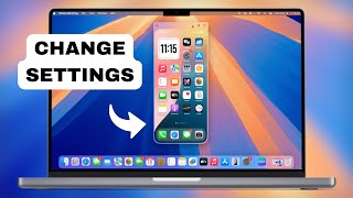 How to Change iPhone Mirroring Settings  Reset iPhone Mirroring on Mac [upl. by Mckenna]